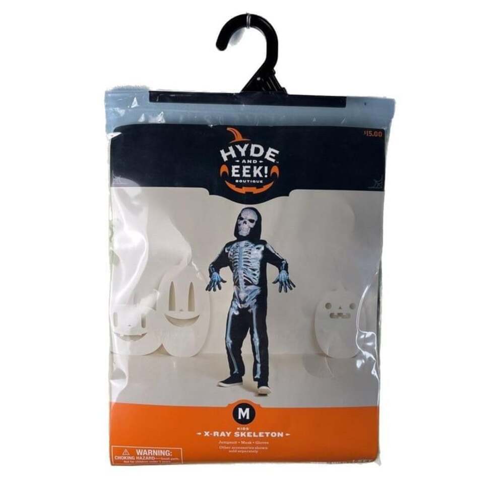 Hyde and EEK! Boutique‎ Kids X-Ray Skeleton Halloween Costume Size Large (12-14)